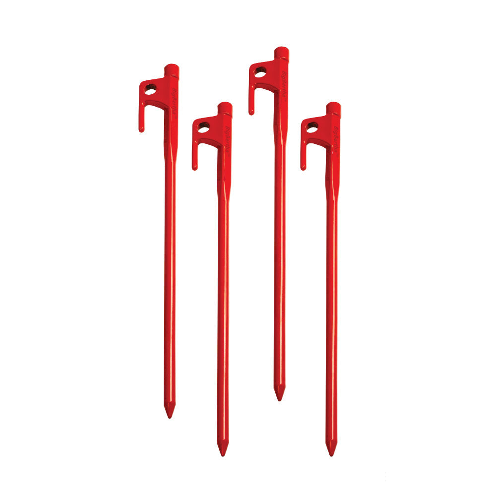 Heavy-Duty Forged Steel Ground Stakes (Pack of 4)