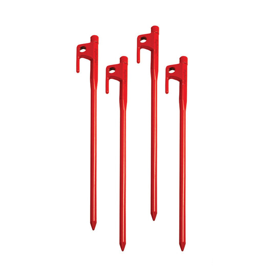 Heavy-Duty Forged Steel Ground Stakes (Pack of 4)